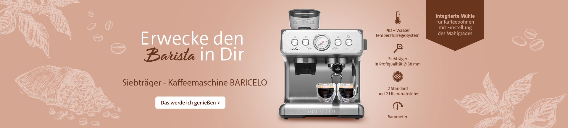 Kaffeemaschine ETA718190000 Baricelo